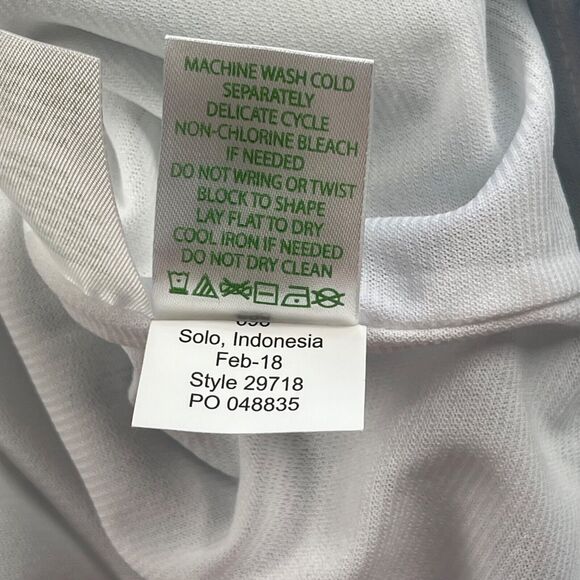 Lilly Pulitzer Dress XS Chiara Bennet Blue Stripe Tropic Print Cut Out Shift - Picture 14 of 15